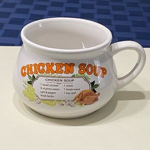 Dat’l Do-It,‎ Inc. Chicken Soup Recipe Ceramic Mug Bowl Cup 14 Oz.